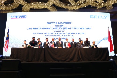 Geely forme un partenariat stratégique avec Proton et acquiert Lotus